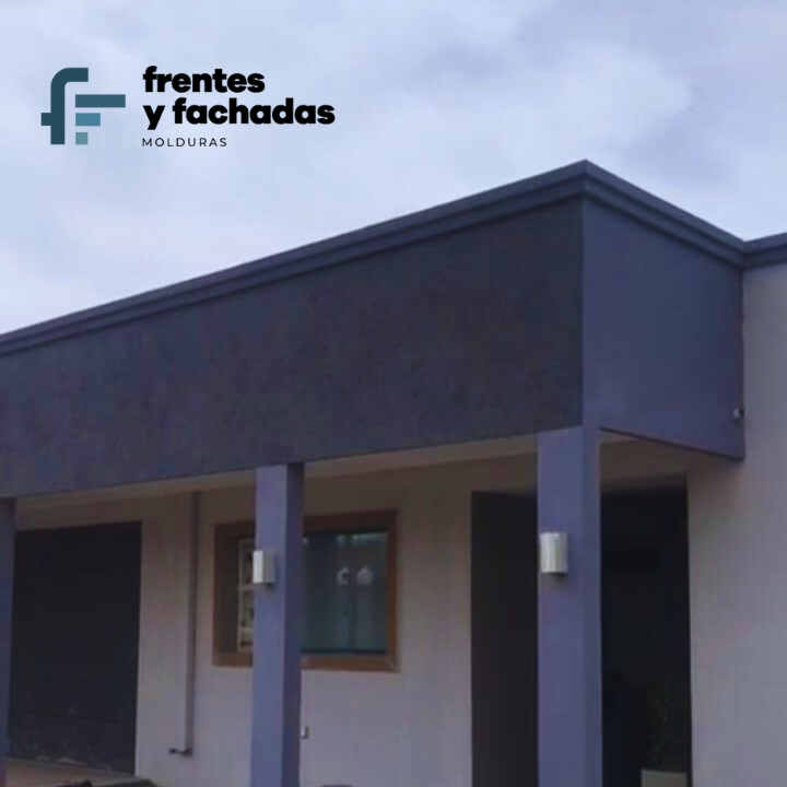 Cornisa Para Exterior Modelo 1100 Medida: 14cm X 6cm Con soportes de instalación - Imagen 9